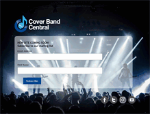 Tablet Screenshot of coverbandcentral.com